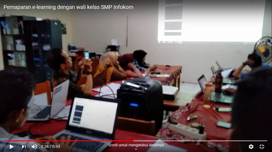 Sosialisasi E-Learning